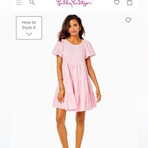 NWT Jocelyn Short sleeve Linen Dress
